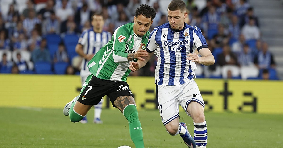 Real Sociedad - Real Betis, las estadísticas del partido