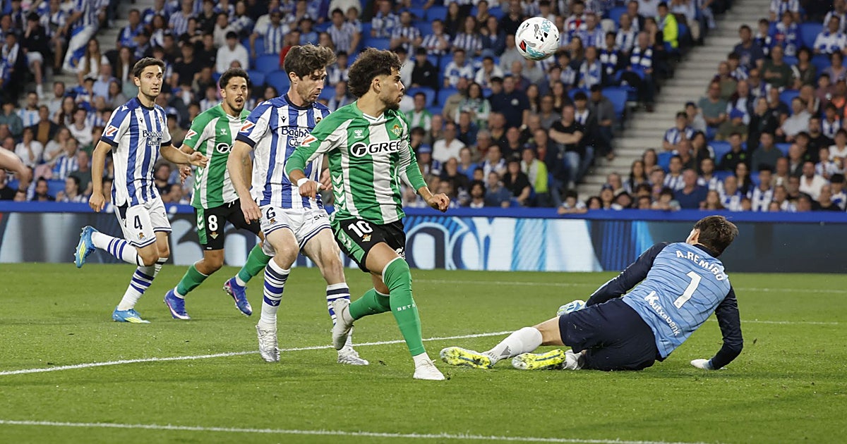 Real Sociedad y Betis empatan 2-2 en un duelo vibrante por Champions