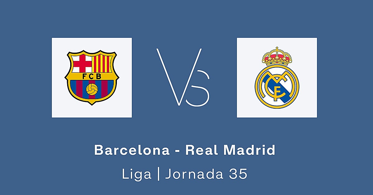 Estadísticas de la jornada 35 de LaLiga: Barcelona - Real Madrid