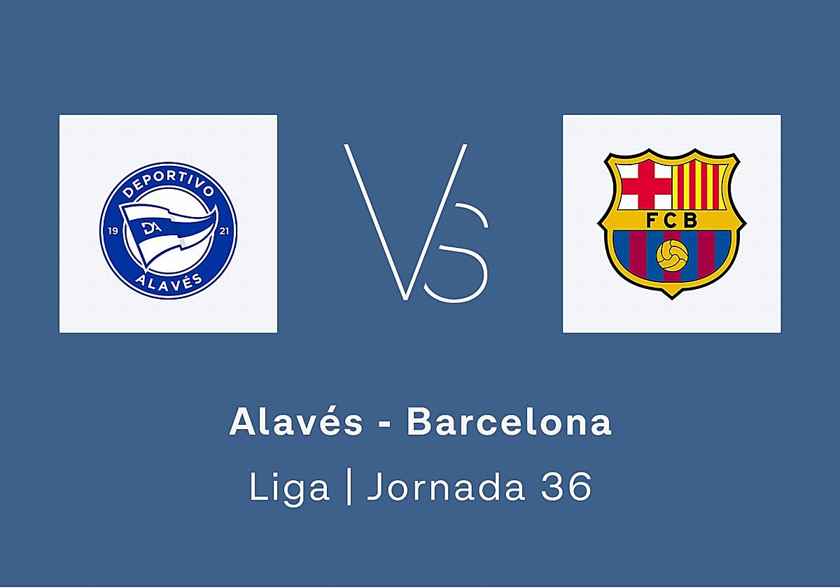 Estadísticas del Alavés - Barcelona de la jornada 36 de la Liga