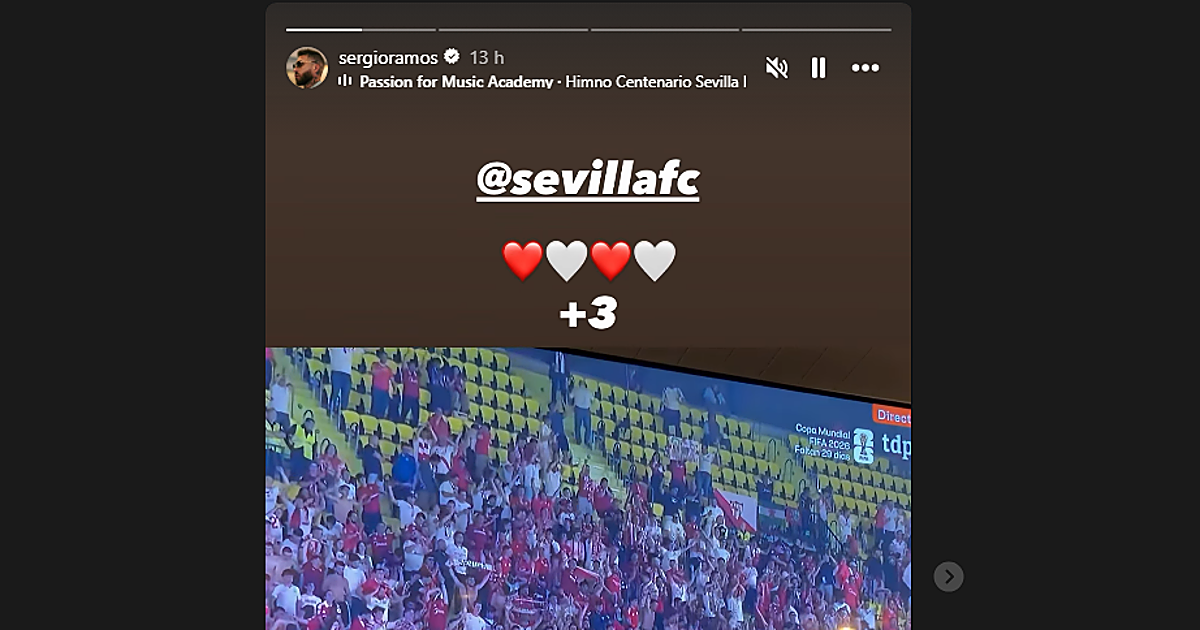 Sergio Ramos celebra la victoria del Sevilla FC en Villarreal