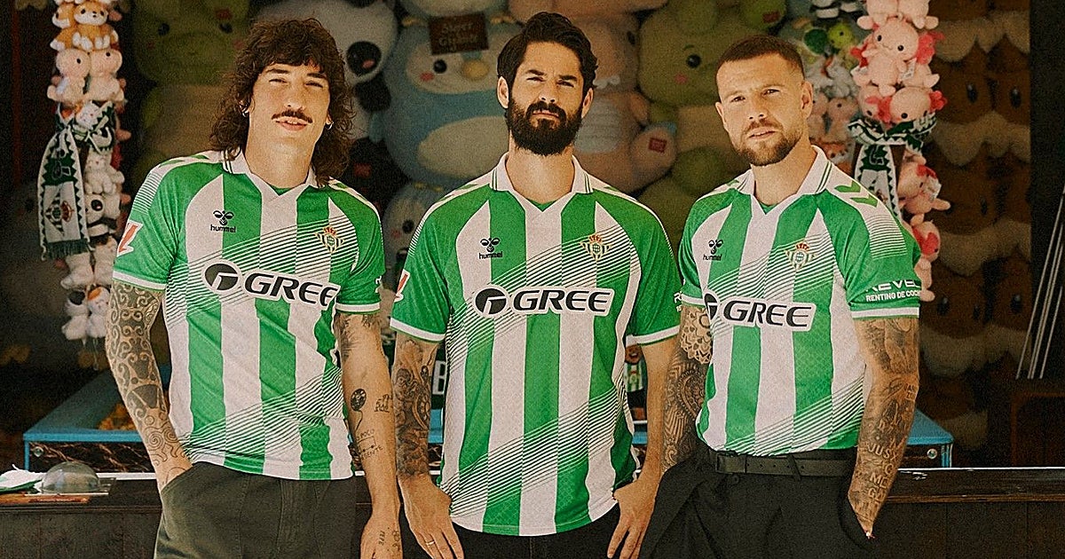 El Betis vuelve a las calzonas blancas para la temporada 26-27