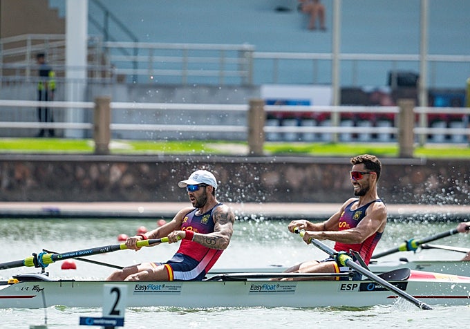 El dos sin de Javier García y Jaime Canalejo, a toda máquina en el Mundial de Shanghái de 2025