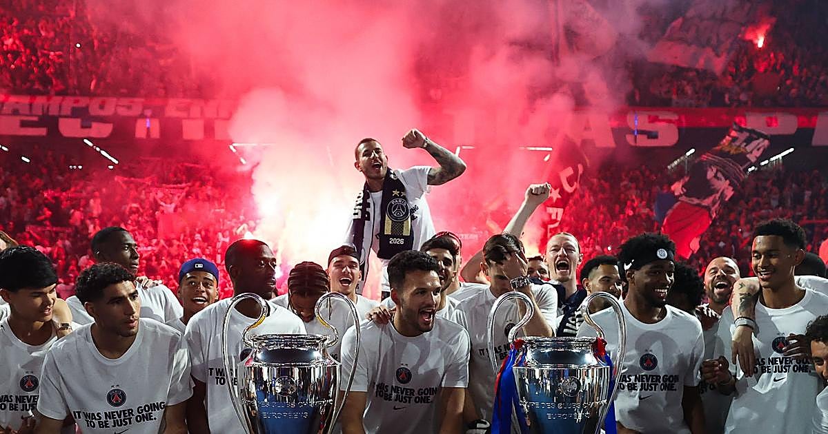 El PSG convierte París en una fiesta para celebrar su segunda Champions con Macron criticando los graves altercados en todo el país
