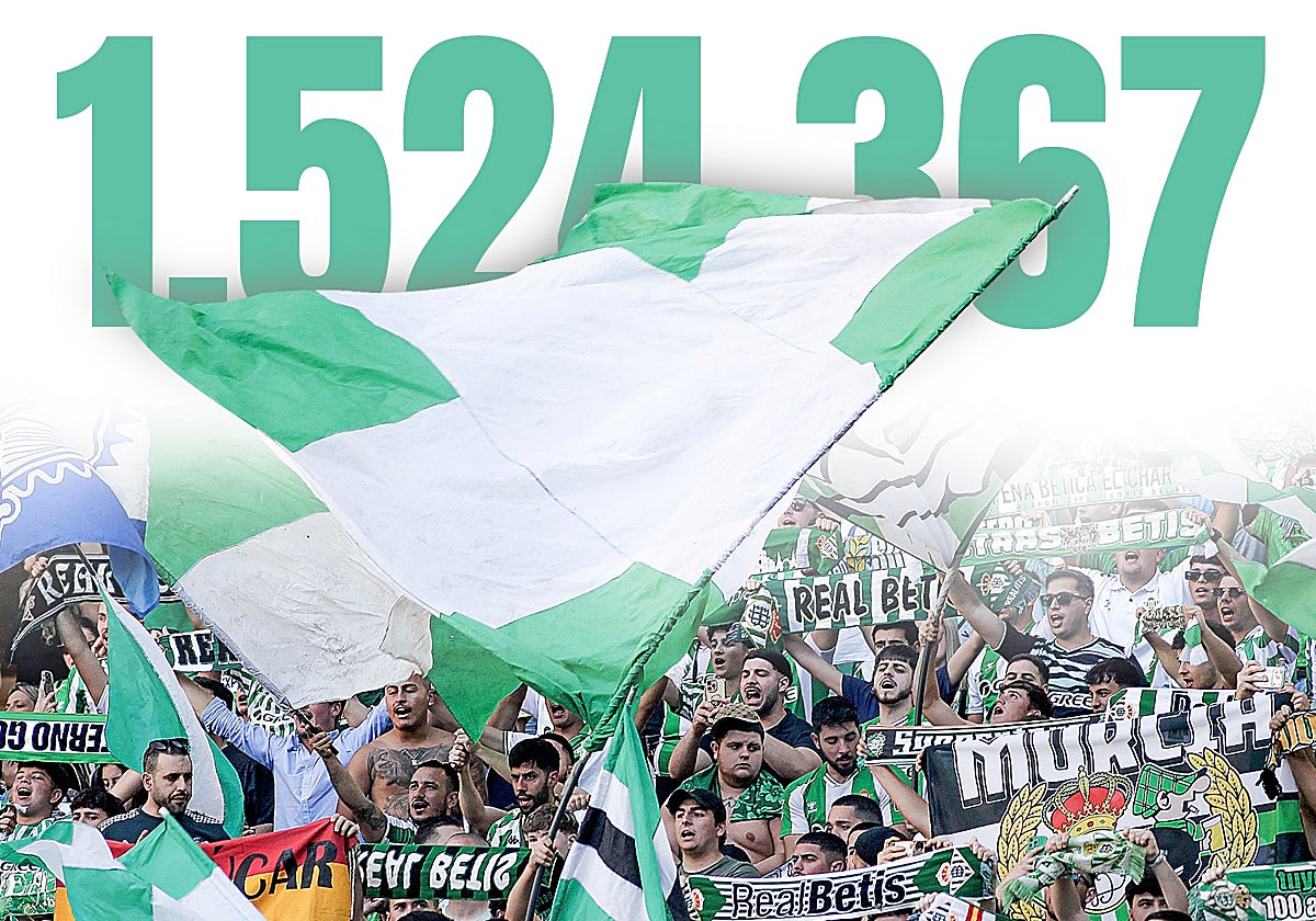 El Betis y la temporada del millón y medio de espectadores