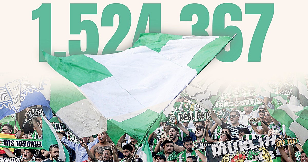 El Betis y la temporada del millón y medio de espectadores