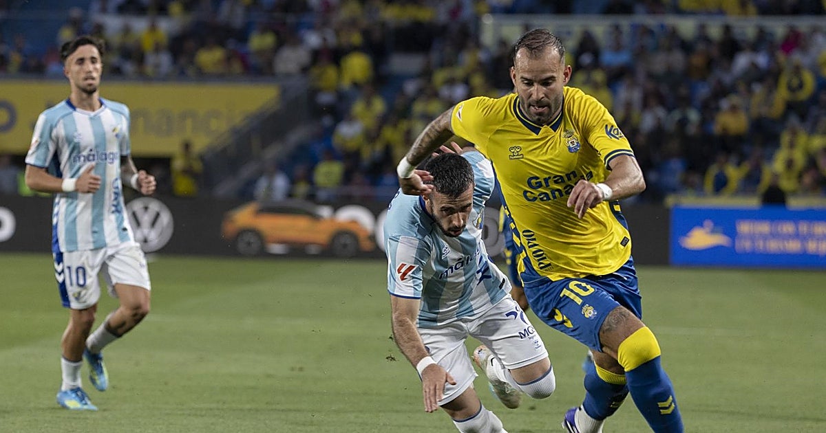 Golpe de autoridad del Málaga en casa de Las Palmas para soñ