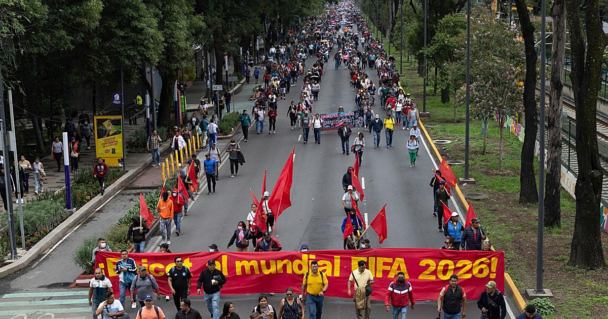 Las protestas amenazan la inauguración del Mundial en México
