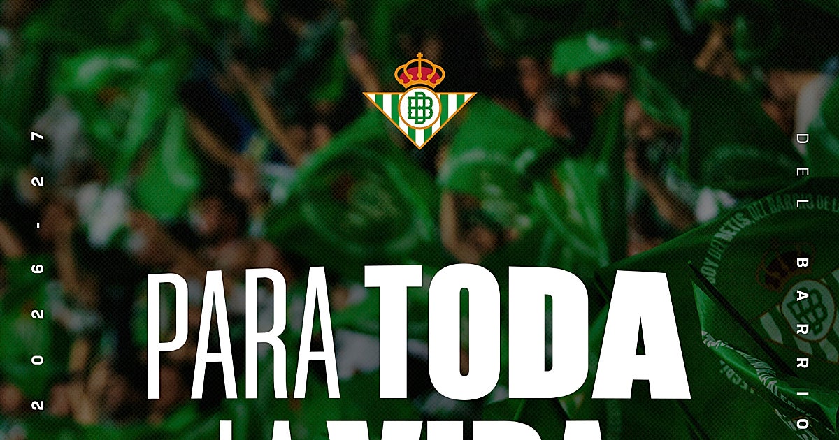 El Betis publica el precio de los abonos para la temporada 2
