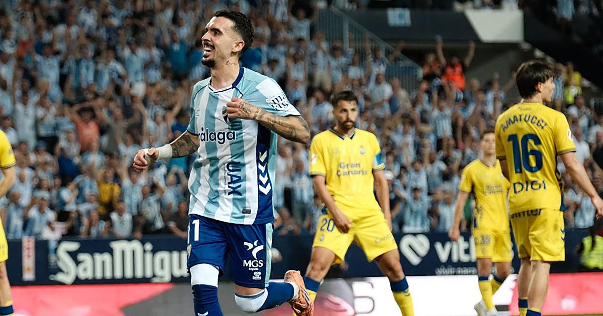El Málaga elimina a Las Palmas y sueña con ser de primera