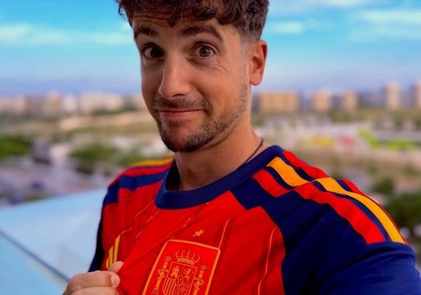 Sergio Quirante en una promo de DAZN