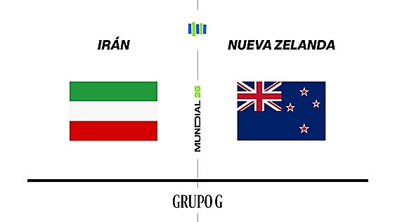 Irán - Nueva Zelanda en directo: sigue el resultado, ganador y goles del partido de la primera fase del Mundial hoy