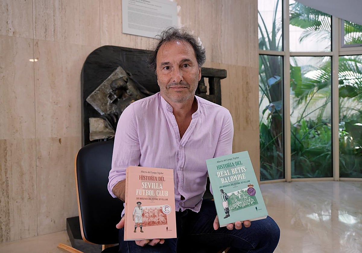 Alberto del Campo «El Manquepierda y el 'dicen que nunca se rinde' están en los orígenes del Betis y del Sevilla»