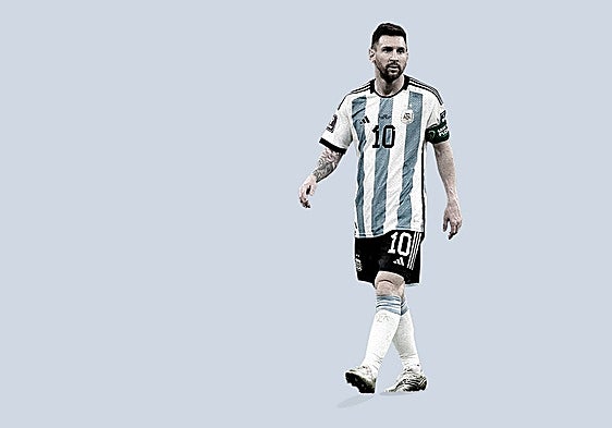 Messi gobierna el Mundial caminando