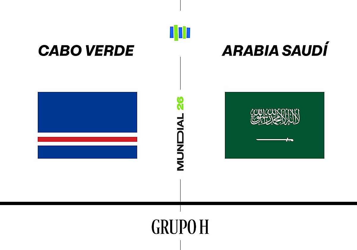 Estadísticas del Cabo Verde - Arabia Saudí, partido del grupo de España del Mundial