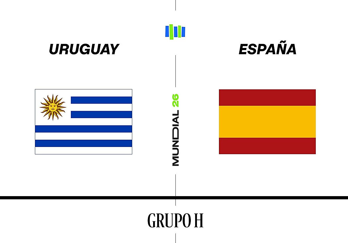 Estadísticas del Uruguay - España de la primera fase del Mundial