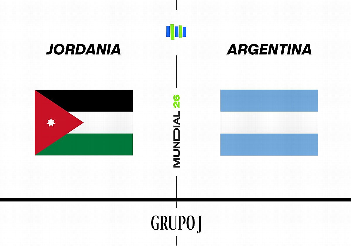 Jordania - Argentina, en directo: sigue el resultado, ganador y goles del partido de la fase de grupos del Mundial 2026 hoy, en vivo