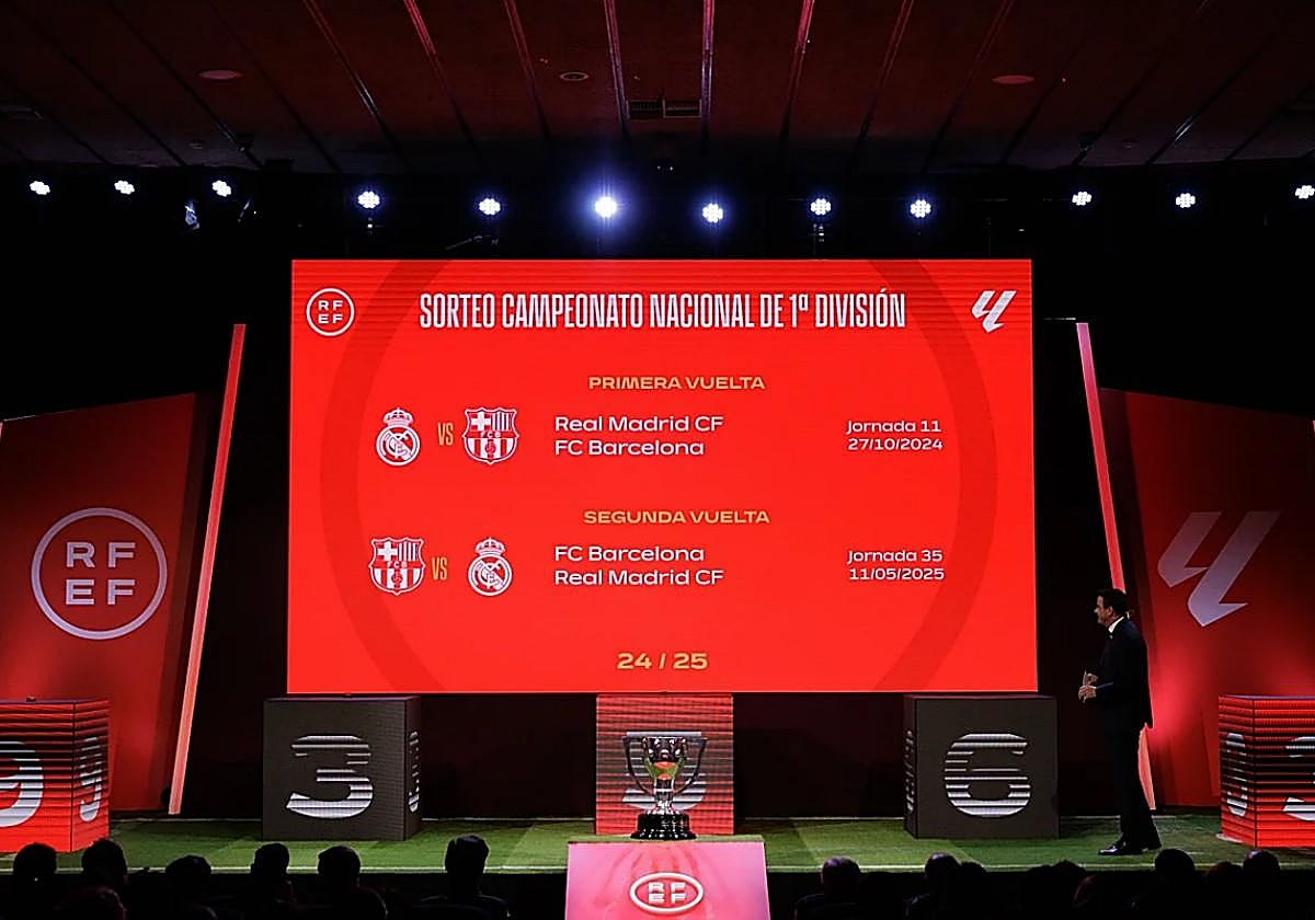 Sorteo del calendario de Liga 2026-27, en directo hoy: fechas y cuándo es el Clásico, los derbis y otros partidos clave