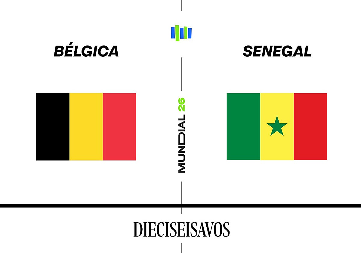 Bélgica - Senegal, en directo: sigue el resultado, ganador y goles del partido del Mundial 2026 hoy, en vivo
