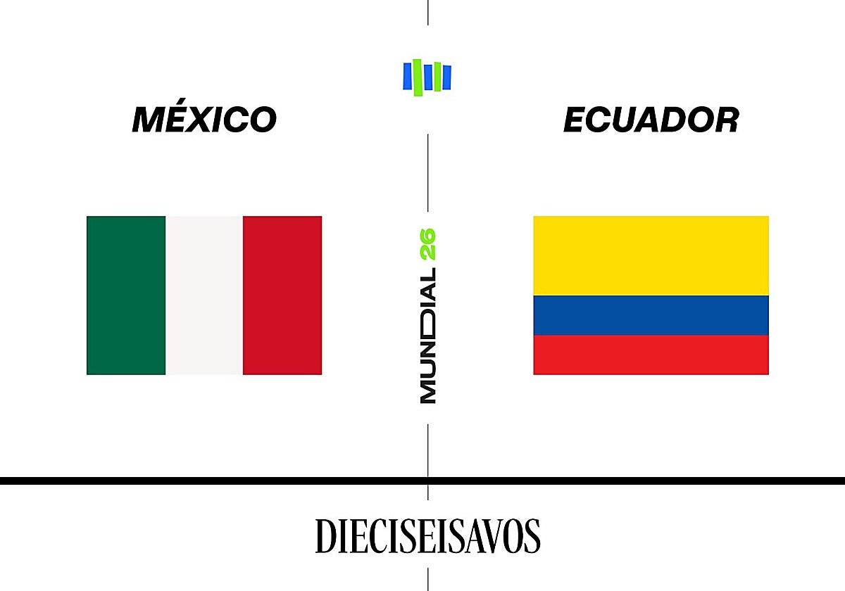 Estadísticas del México - Ecuador de los dieciseisavos de final del Mundial