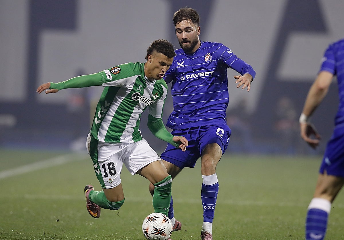 Deossa, en un partido con el Betis