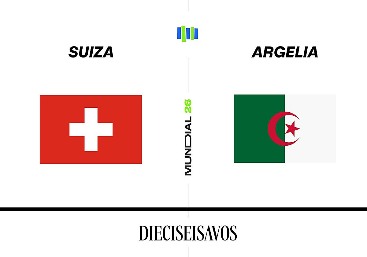 Suiza - Argelia, en directo: sigue el resultado, ganador y goles del partido del Mundial 2026 hoy, en vivo
