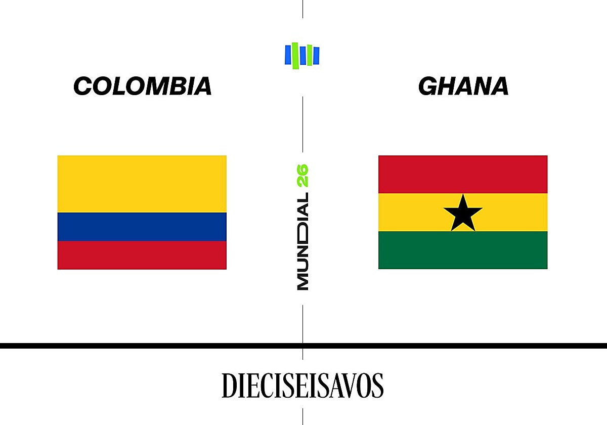 Colombia - Ghana, en directo: sigue el resultado, ganador y goles del partido del Mundial 2026 hoy, en vivo