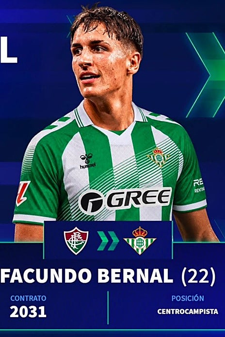 Oficial: Facundo Bernal, primer fichaje del Real Betis para la temporada 26-27