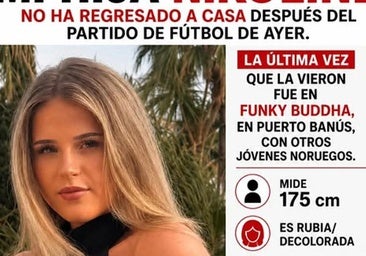 Buscan a una menor de 17 años noruega que desapareció tras de la victoria de su país en un partido del Mundial