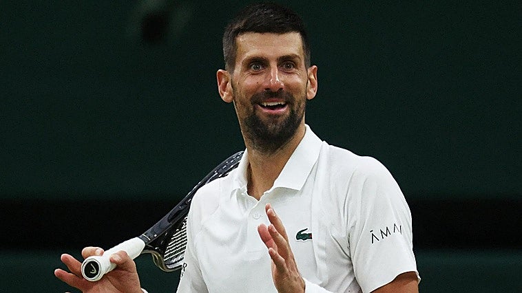Dónde ver Sinner - Djokovic en televisión y online y a qué hora es el partido de semifinales de Wimbledon hoy