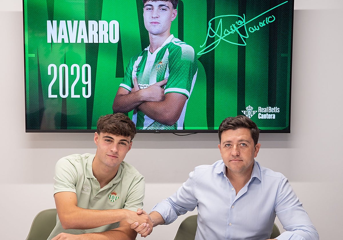 El Betis renueva a Mario Navarro, una promesa de la generación de 2008