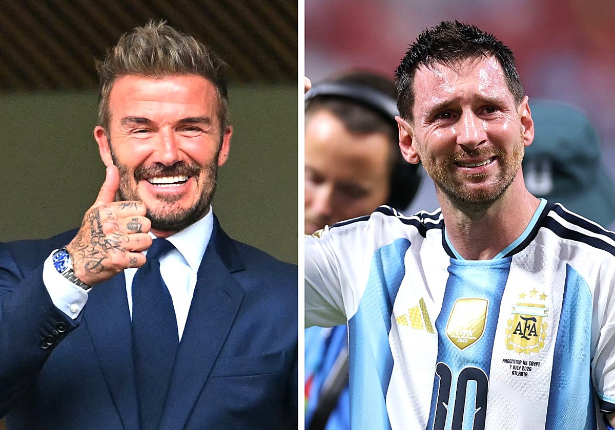 40 millones de Messi y 25 de Beckham: así es el otro Argentina-Inglaterra del Mundial