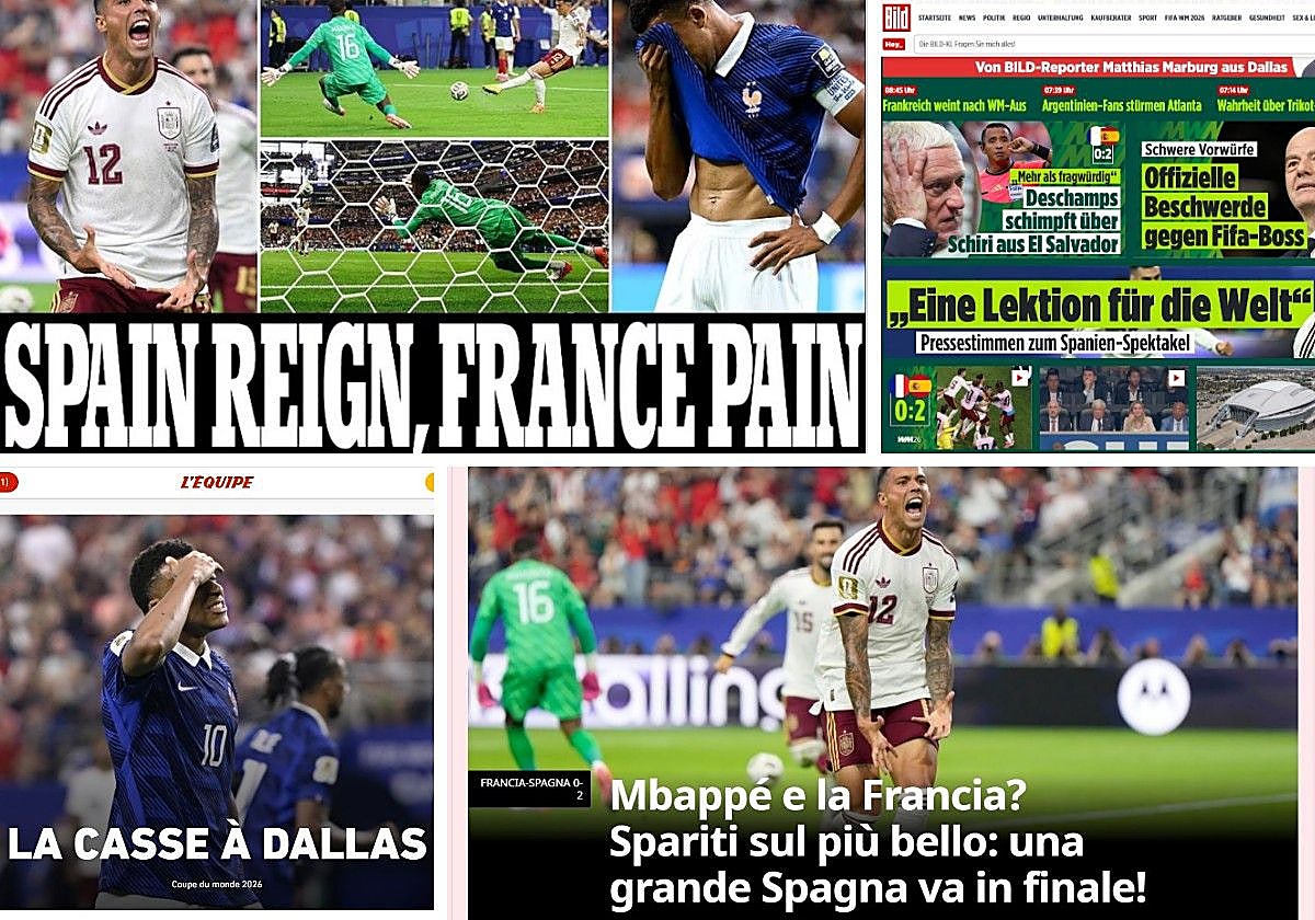Así vivió el mundo la «lección» de España, que «apagó las estrellas y tocó el cielo»