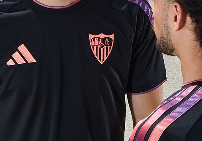 Detalles de la tercera camiseta del Sevilla FC