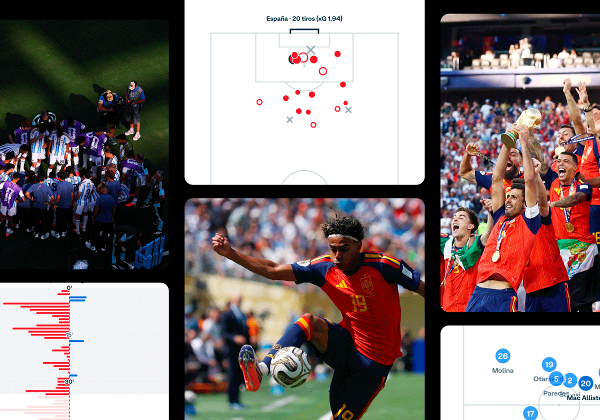 España es eterna, España es campeona: los gráficos de la victoria ante Argentina