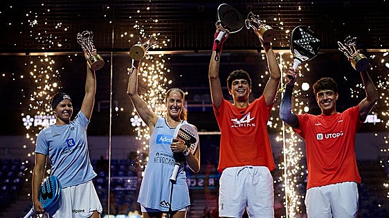 España y Argentina se reparten los títulos en el Premier Padel de Málaga