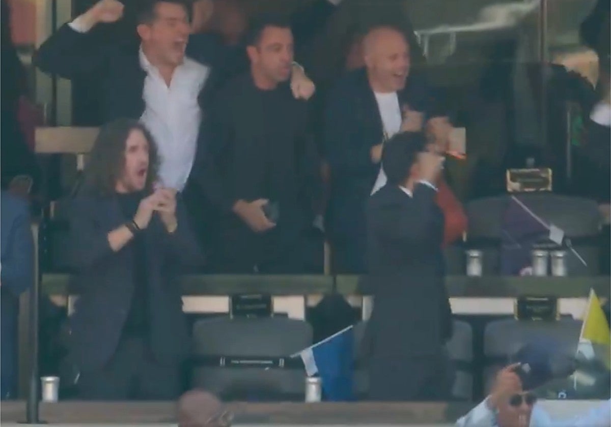 Los campeones de 2010 enloquecen con el gol de Ferran Torres
