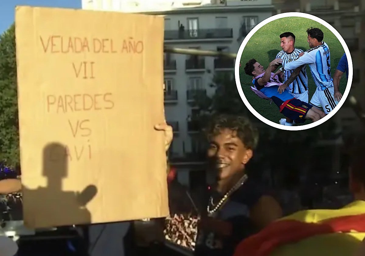 Lamine Yamal reta a Paredes a pelear con Gavi en La Velada del Año