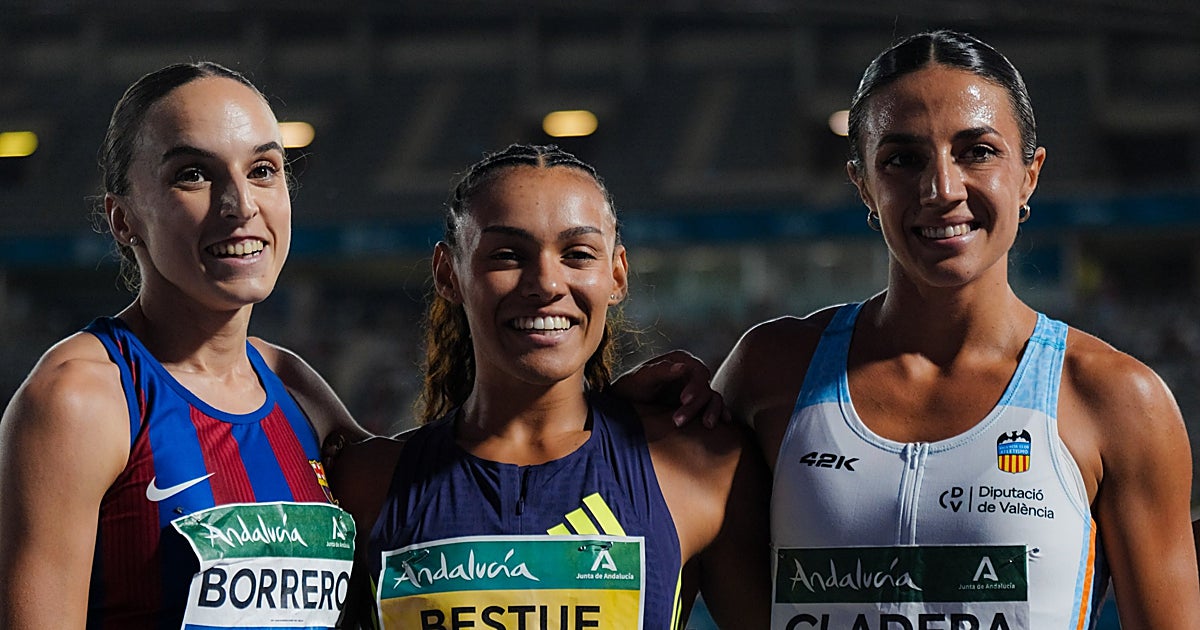 La velocista tomareña Alba Borrero, subcampeona de España del 200 en Málaga