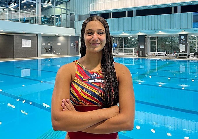 Irene López, del Club Waterpolo Dos Hermanas PQS