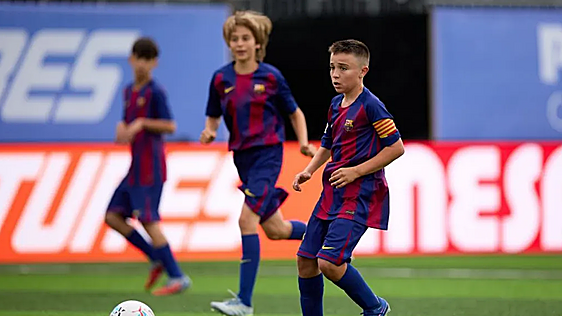 Pedro Juárez, la estrella infantil del Barça en la que Argentina ve al sucesor de Messi