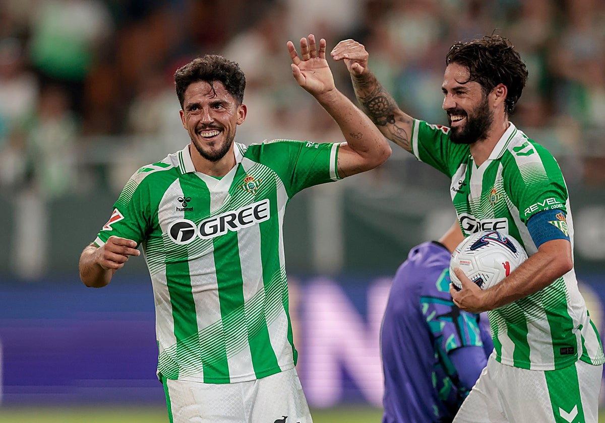 Isco y Fornals en el encuentro ante el Bournemouth
