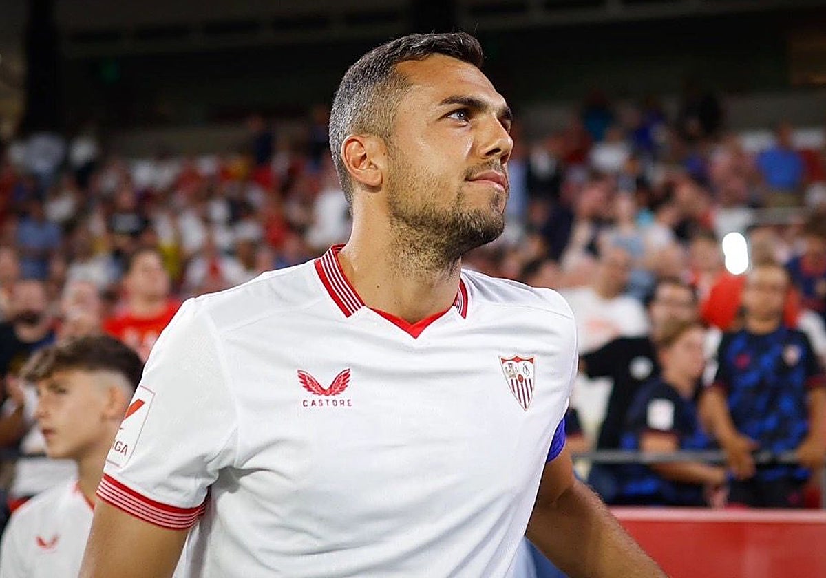 Joan Jordán, en un partido en el Sánchez-Pizjuán