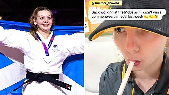 Del podio de los Juegos de la Commonwealth al McDonald's: la realidad de muchos deportistas de élite