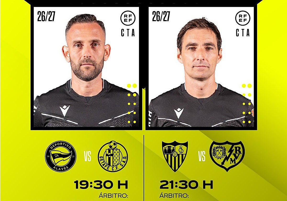 De Burgos Bengoetxea, árbitro del Sevilla - Rayo