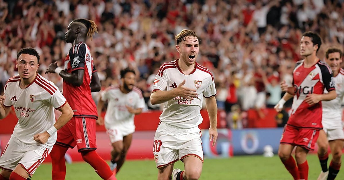 Sevilla - Rayo: Oficio y sufrimiento para consumar una valiosa remontada (2-1)