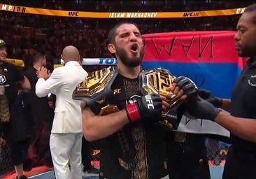 Islam Makhachev defiende su trono y rompe el récord de victorias consecutivas en la UFC