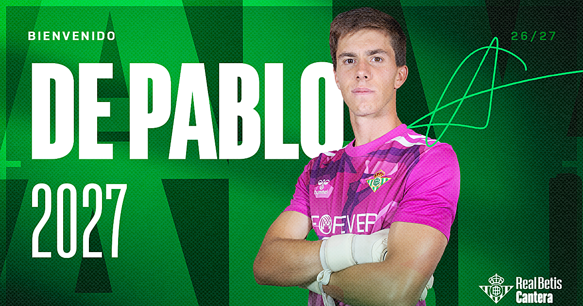 Oficial: Álvaro de Pablo, nuevo guardameta del Betis Deportivo