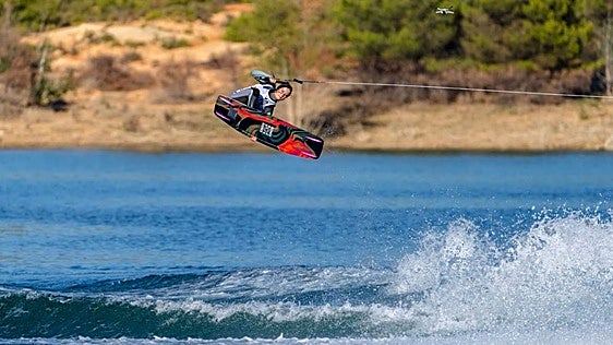Luis Diéguez, favorito en el Open Ibérico de Slalom de Castrelo de Miño