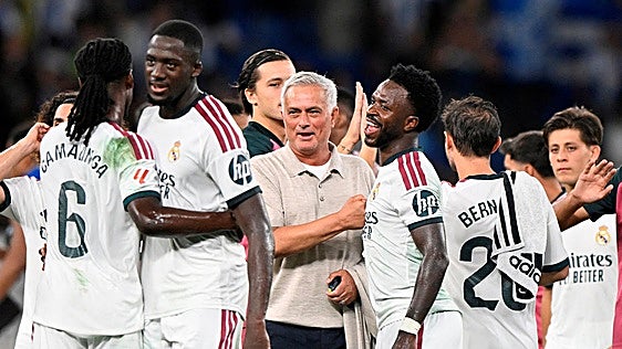Mourinho, en el debut liguero de su segunda etapa en el Real Madrid